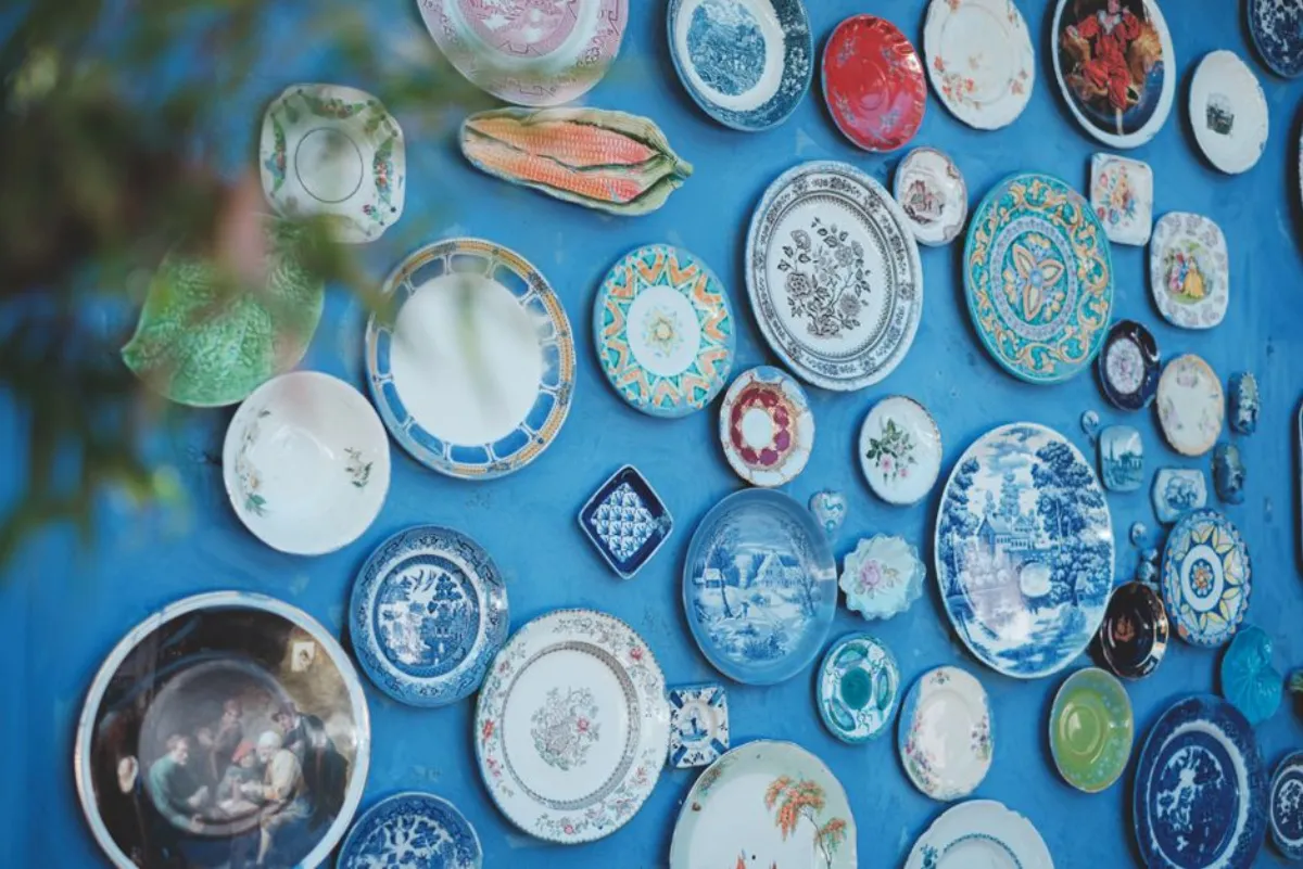 blue porcelain