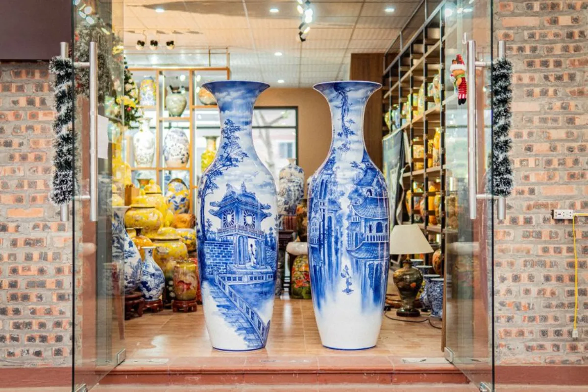 blue porcelain